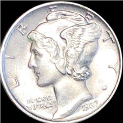 1937 Mercury Silver Dime UNCIRCULATED