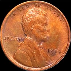 1914 Lincoln Wheat Penny LIGHTLY CIRCULATED