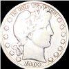 Image 1 : 1909-S Barber Half Dollar NICELY CIRCULATED