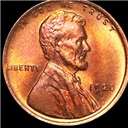 1920-D Lincoln Wheat Penny CLOSELY UNCIRCULATED