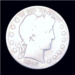 1915 Barber Half Dollar NICELY CIRCULATED