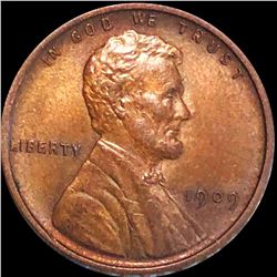 1909 Lincoln Wheat Penny CLOSELY UNCIRCULATED