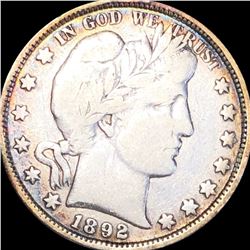1892 Barber Half Dollar NICELY CIRCULATED