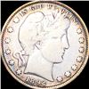 Image 1 : 1892 Barber Half Dollar NICELY CIRCULATED