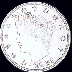 1883 Liberty Victory Nickel ABOUT UNCIRCULATED