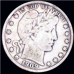 1909-S Barber Half Dollar NICELY CIRCULATED