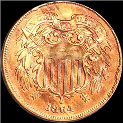 1864 Two Cent Piece UNCIRCULATED