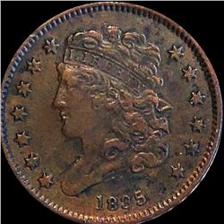 1835 Classic Head Half Cent ABOUT UNCIRCULATED
