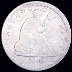 1856 Seated Liberty Quarter NICELY CIRCULATED