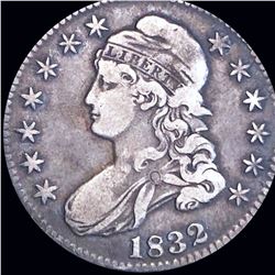 1832 Capped Bust Half Dollar LIGHTLY CIRCULATED