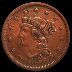 1856 Braided Hair Large Cent ABOUT UNCIRCULATED
