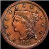 Image 1 : 1857 Braided Hair Large Cent ABOUT UNCIRCULATED