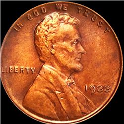 1933 Lincoln Wheat Penny CLOSELY UNCIRCULATED