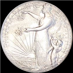 1915-S Panama Half Dollar NEARLY UNCIRCULATED