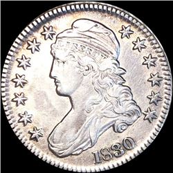 1830 Capped Bust Half Dollar AU+