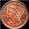 Image 1 : 1851 Braided Hair Large Cent ABOUT UNCIRCULATED