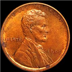 1909 V.D.B. Lincoln Wheat Penny CLOSELY UNC