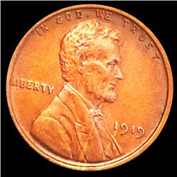 1919 Lincoln Wheat Penny CLOSELY UNCIRCULATED
