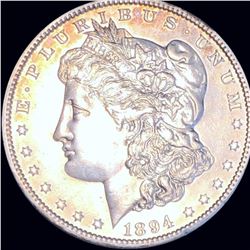 1894-O Morgan Silver Dollar NEARLY UNCIRCULATED