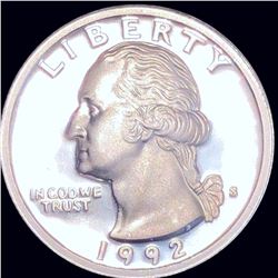 1992-S Washington Quarter CHOICE PROOF