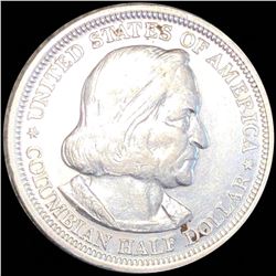 1893 Columbian Expo Half Dollar CLOSELY UNC