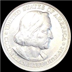 1893 Columbian Expo Half Dollar CLOSELY UNC