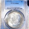 Image 1 : 1883-CC Morgan Silver Dollar PCGS - MS63