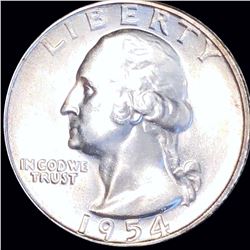 1954-S Washington Silver Quarter UNCIRCULATED