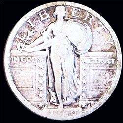 1920-D Standing Liberty Quarter LIGHTLY CIRCULATED