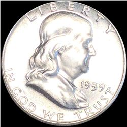 1959 Franklin Half Dollar CLOSELY UNCIRCULATED