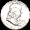 Image 1 : 1959 Franklin Half Dollar CLOSELY UNCIRCULATED