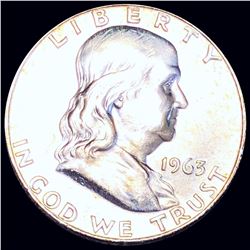 1963-D Franklin Half Dollar CLOSELY UNCIRCULATED