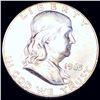 Image 1 : 1963-D Franklin Half Dollar CLOSELY UNCIRCULATED