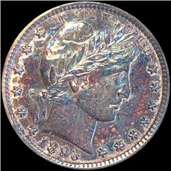 1893 Barber Silver Quarter UNCIRCULATED
