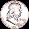 Image 1 : 1958 Franklin Half Dollar CLOSELY UNCIRCULATED