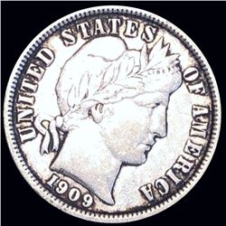 1909-O Barber Silver Dime LIGHTLY CIRCULATED