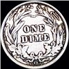 Image 2 : 1909-O Barber Silver Dime LIGHTLY CIRCULATED