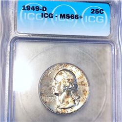 1949-D Washington Quarter ICG - MS66+