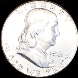 1961 Franklin Half Dollar CLOSELY UNCIRCULATED