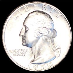 1950-S Washington Quarter CLOSELY UNC