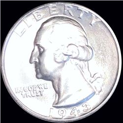 1943-D Washington Silver Quarter UNCIRCULATED