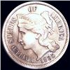 Image 1 : 1885 Three Cent Nickel NEARLY UNC