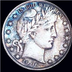 1906-O Barber Half Dollar LIGHTLY CIRCULATED