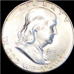 1952-S Franklin Half Dollar UNCIRCULATED