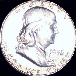 1952 Franklin Half Dollar CLOSELY UNC