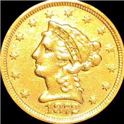 1872-S $2.50 Gold Quarter Eagle LIGHTLY CIRCULATED