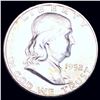 Image 1 : 1952-S Franklin Half Dollar CLOSELY UNC