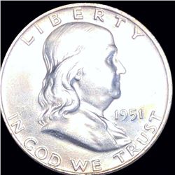 1951-D Franklin Half Dollar UNCIRCULATED