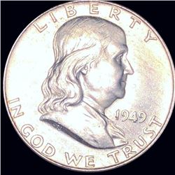 1949 Franklin Half Dollar CLOSELY UNCIRCULATED