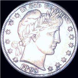 1899-S Barber Half Dollar XF